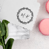 Maak uw eigen Initialen voor aangepaste kalligrafi Rubberstempel