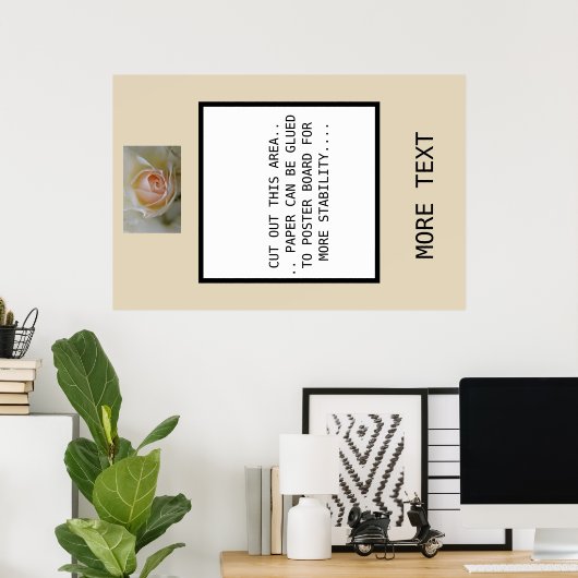 MAAK UW EIGEN "INSTA-GRAM"FOTO LIJST... POSTER (Thuiskantoor)