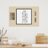 MAAK UW EIGEN "INSTA-GRAM"FOTO LIJST... POSTER (Keuken)