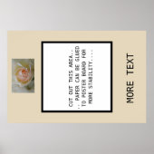 MAAK UW EIGEN "INSTA-GRAM"FOTO LIJST... POSTER (Voorkant)