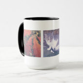 Maak uw eigen Instagram fotocollage grote mok (Voorkant links)