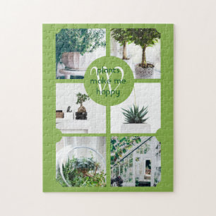 Maak uw eigen Instagram Trendy Green Photo Grid Legpuzzel