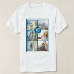 Maak uw eigen Installagram Grid Summer Photo Colla T-shirt