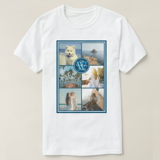 Maak uw eigen Installagram Grid Summer Photo Colla T-shirt (Design voorkant)