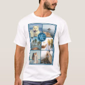 Maak uw eigen Installagram Grid Summer Photo Colla T-shirt (Voorkant)