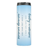 Maak uw eigen Installagram Grid Summer Photo Colla Thermosbeker (Achterkant)