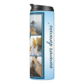 Maak uw eigen Installagram Grid Summer Photo Colla Thermosbeker (Geroteerd rechts)