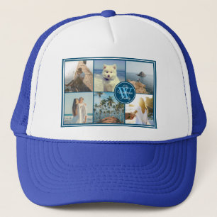 Maak uw eigen Installagram Grid Summer Photo Colla Trucker Pet