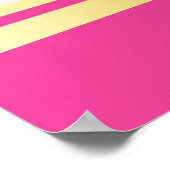 Maak uw eigen jas van wapenroze goudparels poster (Hoek)