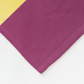 Maak uw eigen jasje Wapens Goud Pearls Roze Fleece Deken (Hoek)