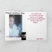 Maak uw eigen kaart van het Moederdag (Binnen)