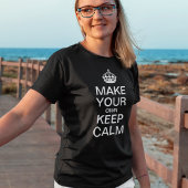 Maak uw eigen kalm design - dames T-shirt