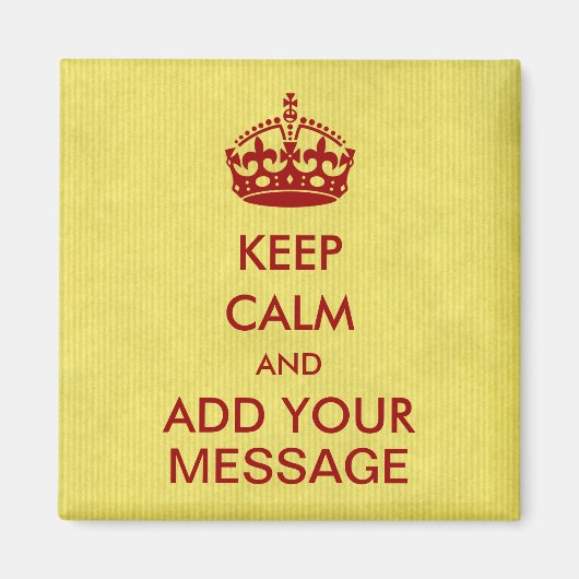 Maak uw eigen kalm magneet (Voorkant)