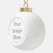 Keramische kerstbal ornament (Rechts)