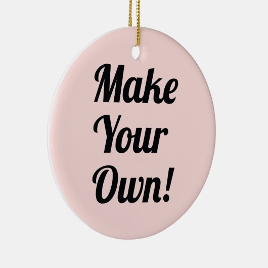 Maak uw eigen kerstcadeautje voor eigen kerstversi keramisch ornament (Rechts)