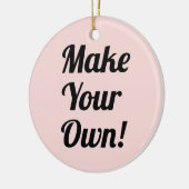 Maak uw eigen kerstcadeautje voor eigen kerstversi keramisch ornament (Links)