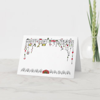Maak uw eigen kerstfeestkaart feestdagen kaart