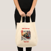 Maak Uw Eigen Kersttrein Cadeautas Tote Bag (Voorkant (product))