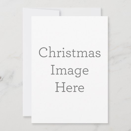 Enkele uitnodiging, Maat: 12,7  x 17,8 cm, Papier: Signature Mat, Enveloppen: Wit (Voorkant)