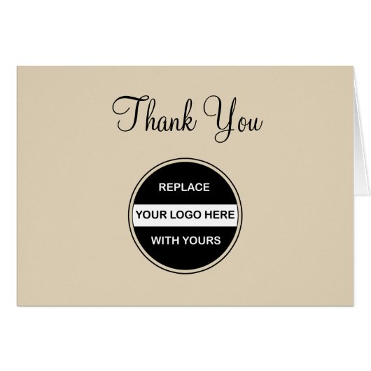 Maak uw eigen klas zakelijk bedankt (Voorkant Horizontaal)