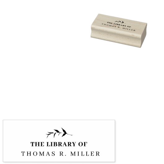 Maak uw eigen Klassiek van de bibliotheek van Rubberstempel (Gestempeld)