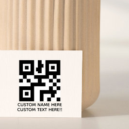 Maak uw eigen kleine aangepaste logo/QR-tekst Rubberstempel
