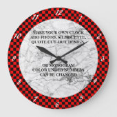 MAAK UW EIGEN KLOT GROTE KLOK (Voorkant)