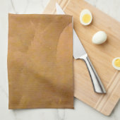 Maak Uw Eigen Koper Metallic Hand Geborsteld Theedoek (Quarter Fold)