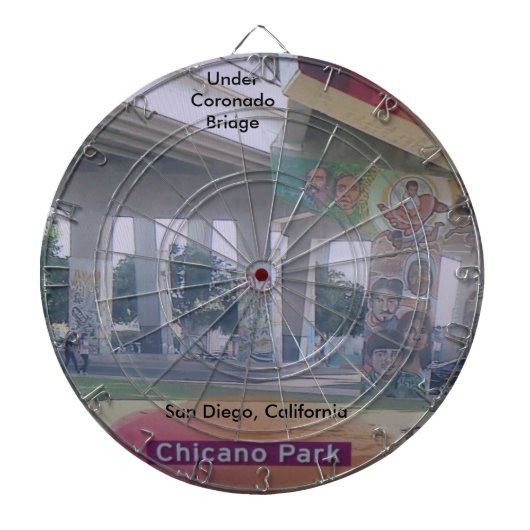 Maak uw eigen kunstbord dartbord (Voorkant)