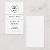 Maak uw eigen Logo Visitekaartjes (Voorkant / Achterkant)