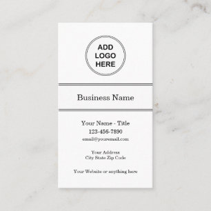 Maak uw eigen Logo Visitekaartjes