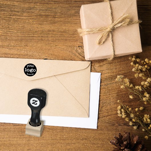 Maak uw eigen logo voor bedrijfs evenementen rubberstempel