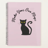 Maak uw eigen Magic Cute Black Cat Planner (Voorkant)