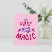 Maak uw eigen Magie Briefkaart (Staand voorkant)