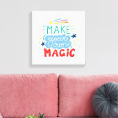 Maak uw eigen Magie Canvas Afdruk (Insitu (Woonkamer))
