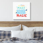 Maak uw eigen Magie Canvas Afdruk (Insitu (Slaapkamer))