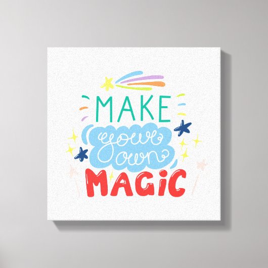 Maak uw eigen Magie Canvas Afdruk (Voorkant)