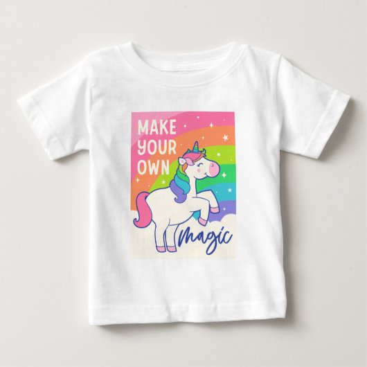Maak uw eigen Magie | Cute Unicorn (Voorkant)