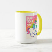 Maak uw eigen Magie | Cute Unicorn Mok (Voorkant rechts)