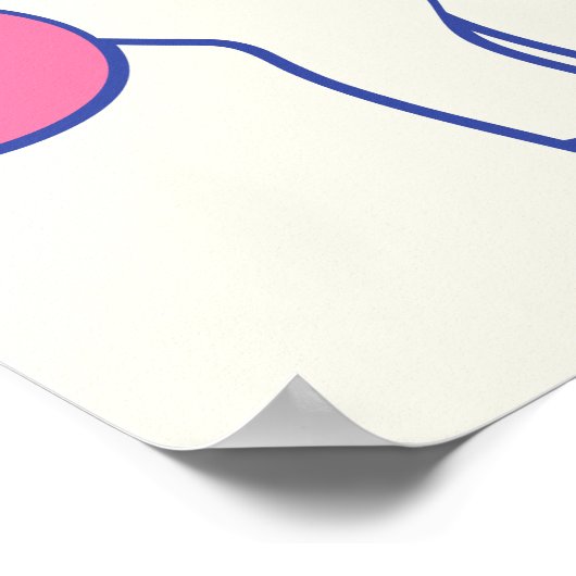 Maak uw eigen Magie | Cute Unicorn Poster (Hoek)