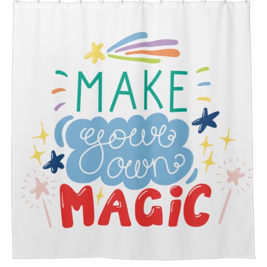 Maak uw eigen Magie Douchegordijn (Voorkant)