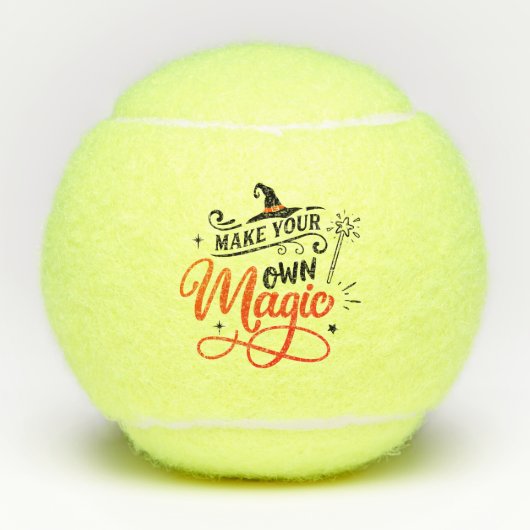 Maak uw eigen Magie | Halloween Tennisballen (Voorkant)