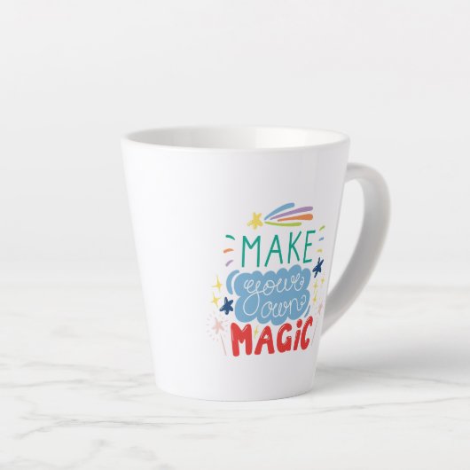 Maak uw eigen Magie Latte Mok (Rechterhoek)