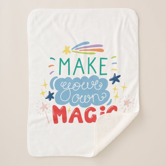 Maak uw eigen Magie Sherpa Deken (Voorkant)
