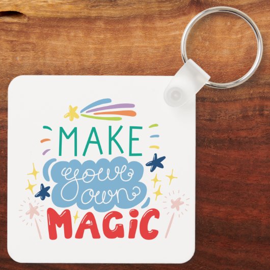 Maak uw eigen Magie Sleutelhanger (Achterkant)