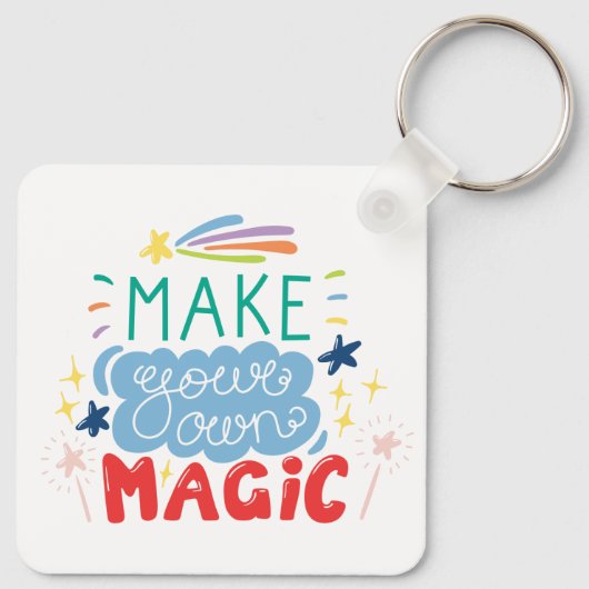 Maak uw eigen Magie Sleutelhanger (Achterkant)