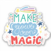 Maak uw eigen Magie Sticker (Voorkant)