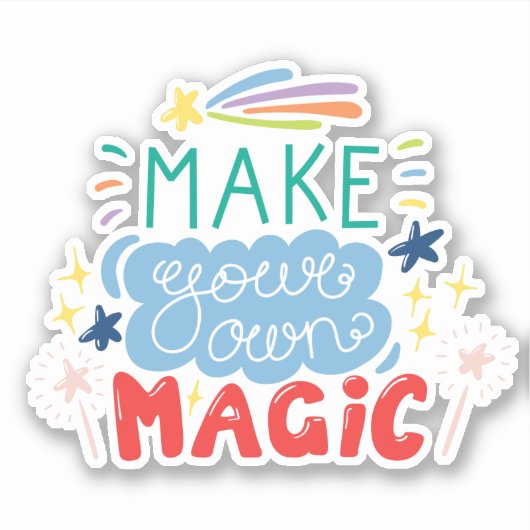Maak uw eigen Magie Sticker (Voorkant)