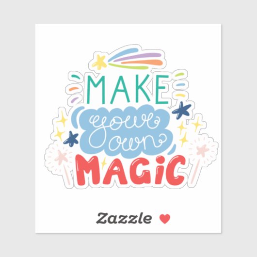 Maak uw eigen Magie Sticker (Vel)