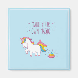 Maak uw eigen Magische Unicorn Poop Magnet